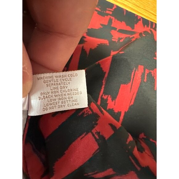 Chicos Weekends Womens Abstract Print Sleeveless Zip-Up Vest Size 1 US M - Picture 6 of 8